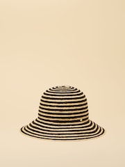 Itim na Guhit - Joules Albany Cloche Hat - Larawan 1 ng 9