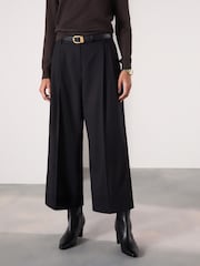 Negro - Falda pantalón de corte sartorial - Imagen 3 de 3