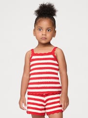 Gap Red Crochet Vest (6mths-5yrs) - Image 1 of 4