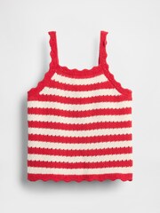 Gap Red Crochet Vest (6mths-5yrs) - Image 2 of 4