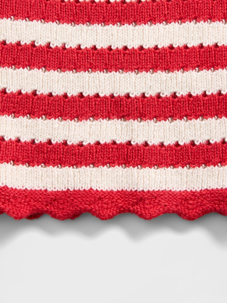 Gap Red Crochet Vest (6mths-5yrs) - Image 4 of 4