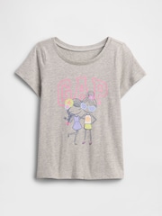 Gap Grey Graphic Short Sleeve T-Shirt (6mths-5yrs) - Image 1 of 3