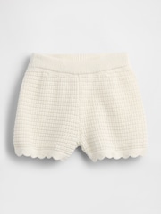 Gap Cream Crochet Shorts (6mths-5yrs) - Image 1 of 2