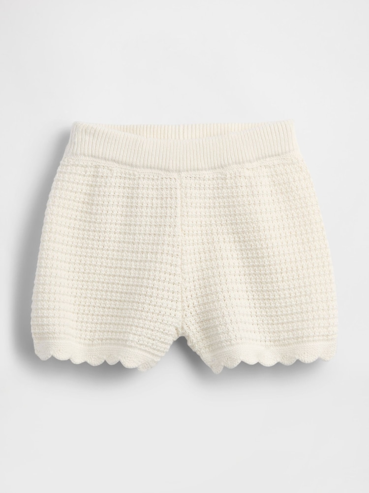 Gap Cream Crochet Shorts (6mths-5yrs) - Image 1 of 2 Gap Cream Crochet Shorts (6mths-5yrs) - Image 1 of 2