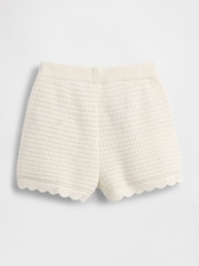 Gap Cream Crochet Shorts (6mths-5yrs) - Image 2 of 2
