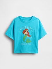 Gap Blue Ariel Disney Graphic Short Sleeve T-Shirt (6mths-5yrs) - Image 1 of 2