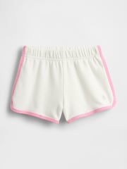 Gap White/Pink VintageSoft Brannan Bear Dolphin Sweat Shorts (6mths-5yrs) - Image 1 of 2