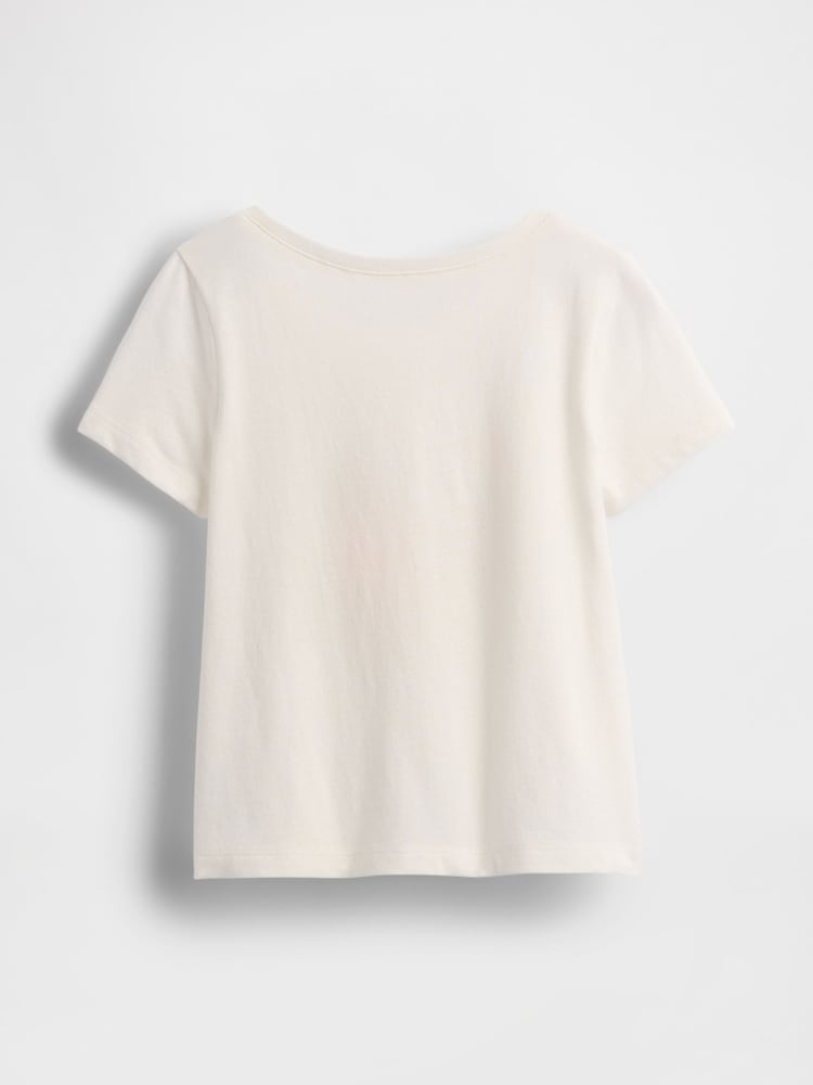Gap White Fruit Short Sleeve Crew Neck Graphic T-Shirt (6mths-5yrs) - Image 2 of 3