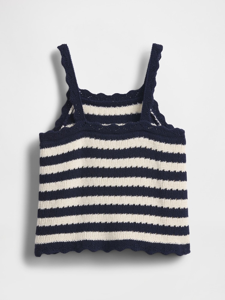 Gap Scalloped Crochet Vest Top (6mths-5yrs) - Imagen 2 de 4