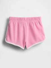 Gap Pink Logo Dolphin Hem Pull On Shorts (6mths-5yrs) - Image 2 of 3