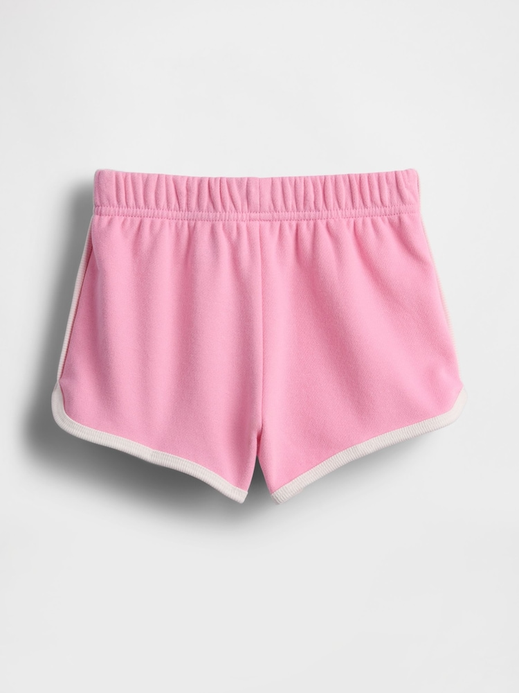 Gap Pink Logo Dolphin Hem Pull On Shorts (6mths-5yrs) - Image 2 of 3