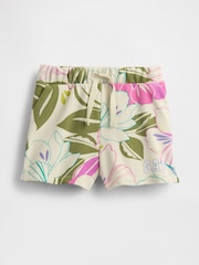 Gap White Logo Pull On Shorts (6mths-5yrs) - Image 1 of 1