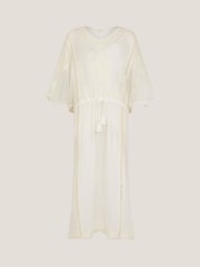 Monsoon Lena besticktes Kaftankleid aus 100 % Baumwolle - Bild 5 von 5