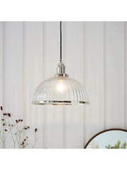 Gallery Home Silver Hansen Pendant Lamp - Image 1 of 7