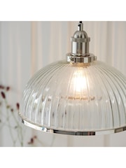 Gallery Home Silver Hansen Pendant Lamp - Image 2 of 7