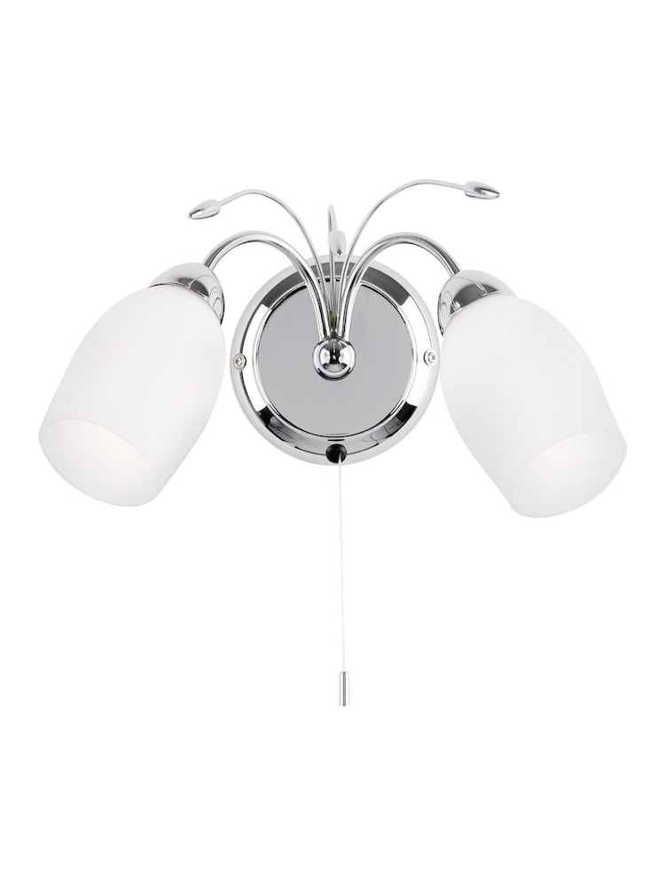 Gallery Home Chrome Meadow Wall Light - Image 1 of 1