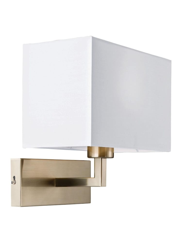Gallery Home Silver Piccini Wall Light Satin Light - Image 1 of 1