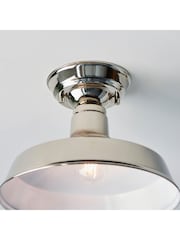 Gallery Home Silver Darnell 1 Ceiling Light - Image 5 of 5