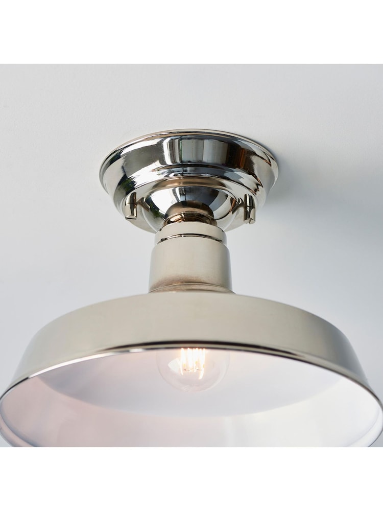 Gallery Home Silver Darnell 1 Ceiling Light - Image 5 of 5 Gallery Home Silver Darnell 1 Ceiling Light - Image 5 of 5