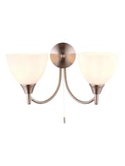 Gallery Home Brass Alder 2 Antique Wall Light - Image 1 of 1