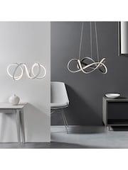 Gallery Home Coffee White Synchrony Pendant Light - Image 1 of 7