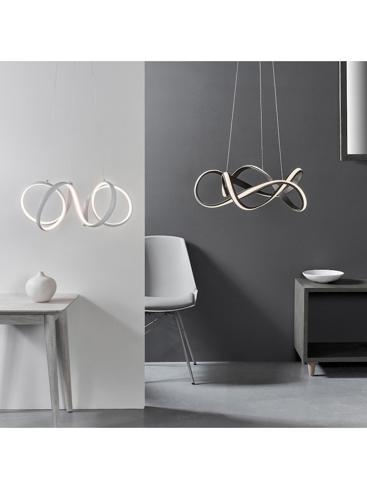 Gallery Home Coffee White Synchrony Pendant Light - Image 1 of 7