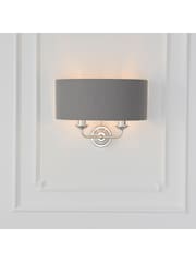 Gallery Home Grey Ruben Brushed Table Lamp - Image 5 of 8