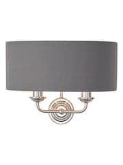 Gallery Home Grey Ruben Brushed Table Lamp - Image 7 of 8