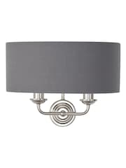 Gallery Home Grey Ruben Brushed Table Lamp - Image 8 of 8
