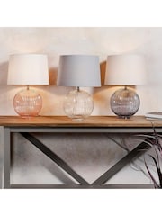 Gallery Home Clear Korella 5 Pendant Light Antique Glass Table Lamp - Image 1 of 7