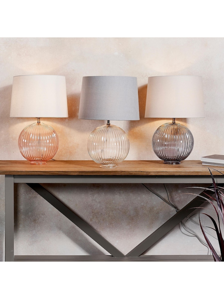 Gallery Home Clear Korella 5 Pendant Light Antique Glass Table Lamp - Image 1 of 7