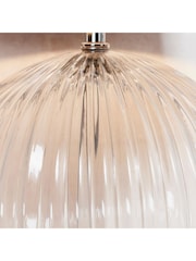 Gallery Home Clear Korella 5 Pendant Light Antique Glass Table Lamp - Image 5 of 7