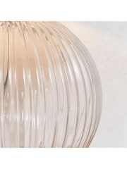 Gallery Home Clear Korella 5 Pendant Light Antique Glass Table Lamp - Image 6 of 7