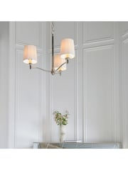 Gallery Home Silver Ortana 3 Pendant Light - Image 3 of 5