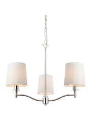 Gallery Home Silver Ortana 3 Pendant Light - Image 5 of 5