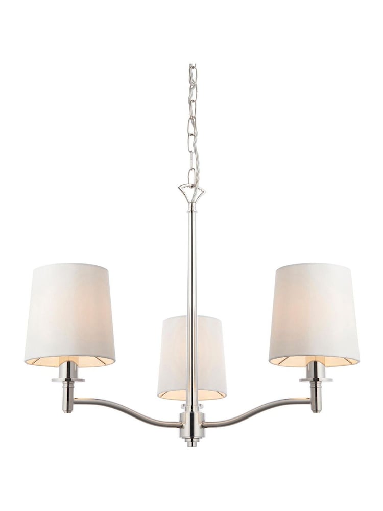 Gallery Home Silver Ortana 3 Pendant Light - Image 5 of 5