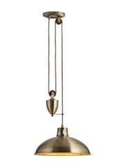 Gallery Home Antique Brass Polina Pendant Light - Image 1 of 1