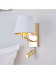 Gallery Home Gold Harvey Wall Light Brushed 285mm - Image 4 of 6