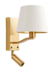 Gallery Home Gold Harvey Wall Light Brushed 285mm - Image 5 of 6