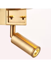Gallery Home Gold Harvey Wall Light Brushed 285mm - Image 6 of 6