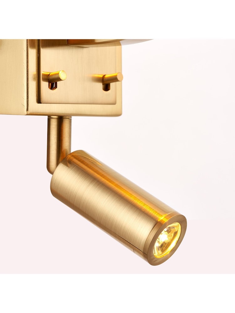 Gallery Home Gold Harvey Wall Light Brushed 285mm - Image 6 of 6