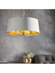 Gallery Home Brushed Gold Harvey Pendant Light - Image 2 of 8