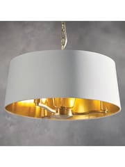 Gallery Home Brushed Gold Harvey Pendant Light - Image 3 of 8