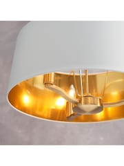 Gallery Home Brushed Gold Harvey Pendant Light - Image 4 of 8