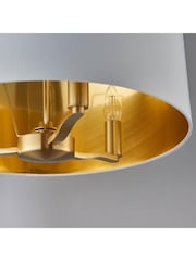 Gallery Home Brushed Gold Harvey Pendant Light - Image 6 of 8