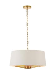 Gallery Home Brushed Gold Harvey Pendant Light - Image 8 of 8