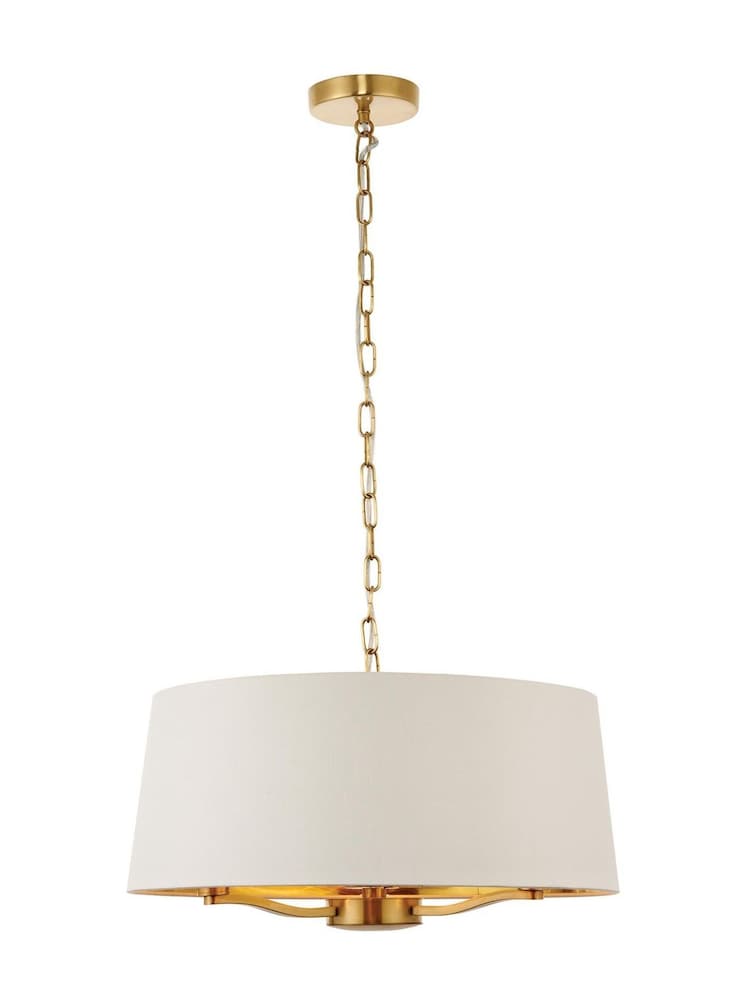 Gallery Home Brushed Gold Harvey Pendant Light - Image 8 of 8