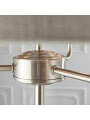 Gallery Home Natural Harrington 3 Floor Light Chrome - Image 4 of 7