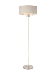 Gallery Home Natural Harrington 3 Floor Light Chrome - Image 7 of 7