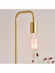Gallery Home Gold Ruben Brushed Table Lamp - Image 3 of 5